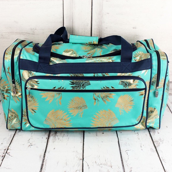 Personalize Indian Duffle Bag Overnight Weekender - Picture 2 of 2